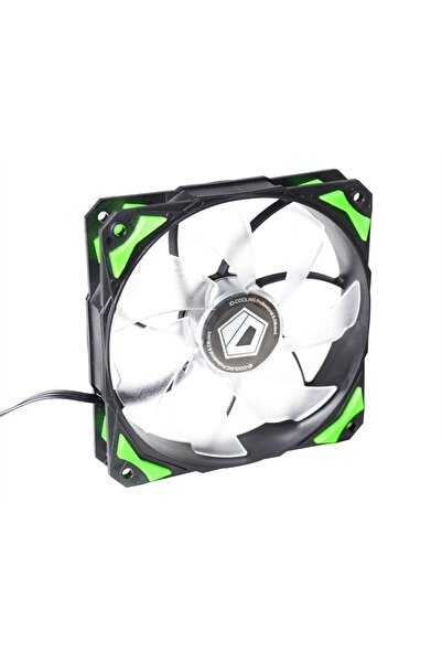 ID-COOLİNG Id-coolıng Pl-12025-g 12cm 4pin Pwm Yeşil Kasa Fanı