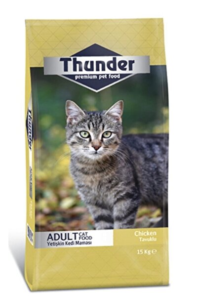 Thunder Kedi Maması Tavuklu 15kg Son K.t 2023. Yeni Ürt.