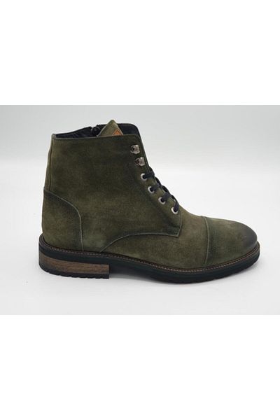 MARCOMEN 9599 Ανδρικές Μπότες Χακί Suede