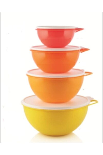Tupperware Miksim 4'lü Set 7,5 + 4,5 +2,75 + 1,4 Litre
