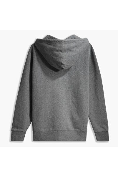 Levi's Чоловічий New Original Zip Up Charcoal Heather Сірий Чоловічий Світшот з Капюшоном 3458400000