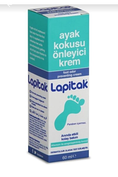Lapitak 3' Ü 1 Arada Ayak Bakım Topuk Çatlak Ve Ayak Kokusu Önleyici Krem