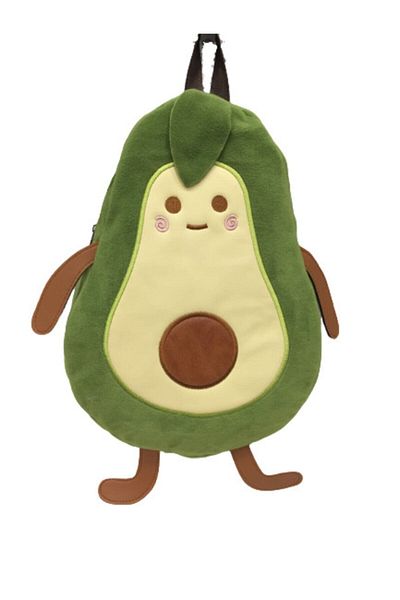 Çanta Sepetim Unisex Kids Green Avocado Backpack