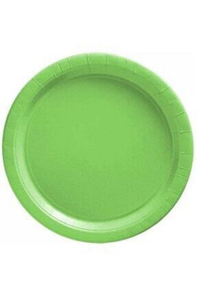 parti sürprizi Pistachio Green Cardboard Plates 8 Pieces