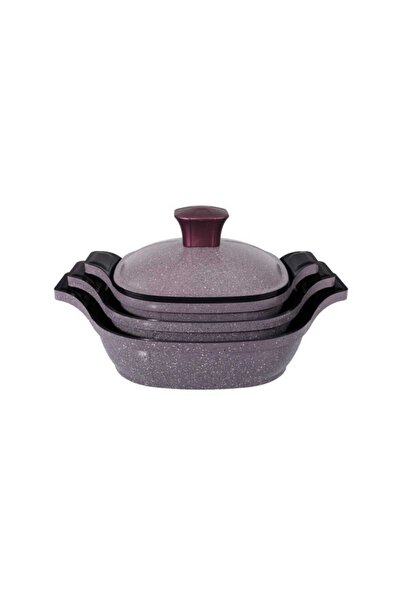 Akdeniz Famos 6 Parça Kendinden Kulplu Döküm Kapaklı Döküm Sahan Seti