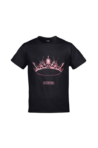 Orijin Tekstil Blackpink Group Album Printed Unisex Black Tshirt