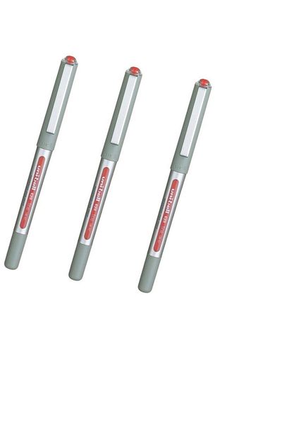 UNİ-BALL Ub-157 Eye Fine 0.7 Roller Pen Red 3 Pieces