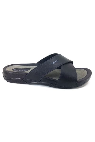 Ceyo 9877 Anatomical Men's Slippers Black