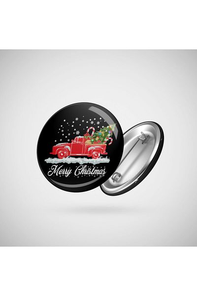 Fizello Merry Christmas Retro Vintage Red Truck Opener