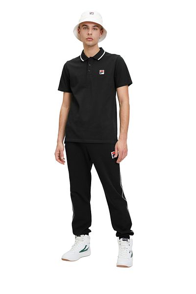 Fila Pánské tričko Polo s výstřihem černé