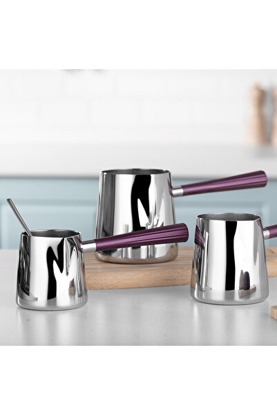 Aryıldız Roma Purple Cezve Takımı