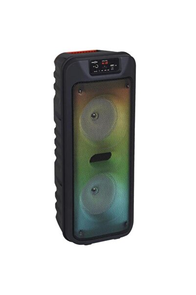 OWWOTECH OWWO-1703 Mikrofonlu Bluetooth Hoparlör 6.5x2 ' Ledli Işıklı Büyük Boy Hoparlör