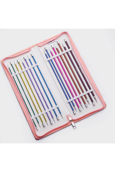 EleganTShoP مجموعة أسياخ محبوكة 35 سم من KnitPro Zing 47428