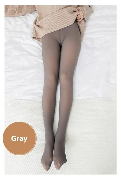 Trendifoni Skin Appearance Magic Thermal Plush Black Pantyhose