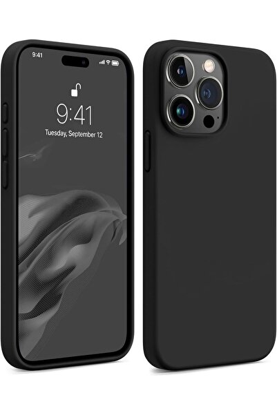 Vision Apple iPhone 15 PRO MAX Lansman Kılıf, Kadife İç Doku, Soft Yumuşak Li...