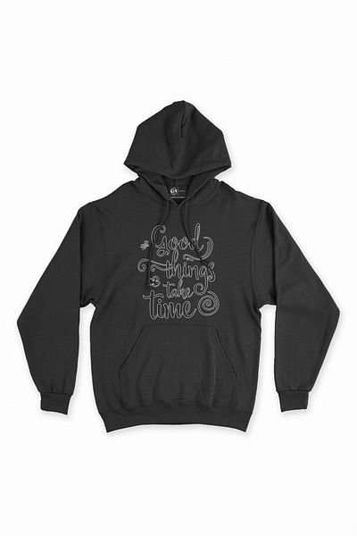 Cix Φούτερ με μαύρη κουκούλα Good Things Take Time - Hoodie