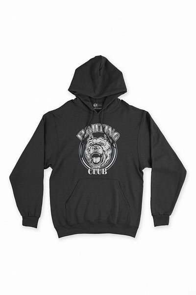 Cix Φούτερ Fighting Club Black Hooded - Hoodie
