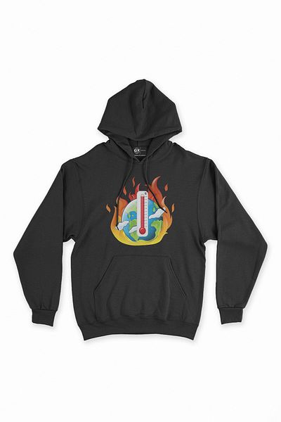 Cix Φούτερ με μαύρη κουκούλα Summer Heat - Hoodie