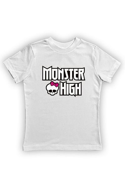 MONSTER HIGH Καλοκαιρινό Παιδικό T-Shirt - Βαμβακερό χτενισμένο με στάμπα