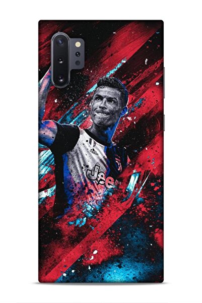Lopard Case for Samsung Galaxy Note 10 Plus Luna Footballers 10 Ronaldo Red Full Hd