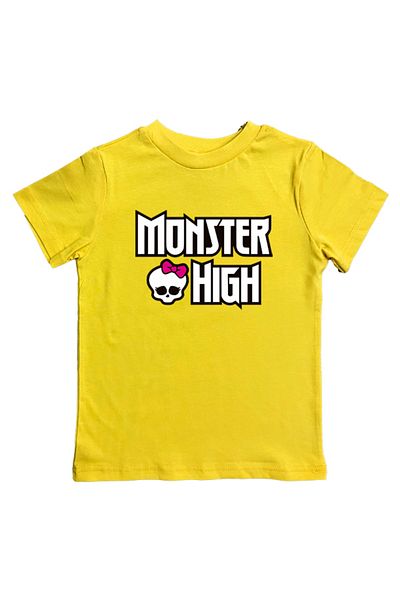 MONSTER HIGH Printed Cotton Combed Fabric Summer Children's T-Shirt
