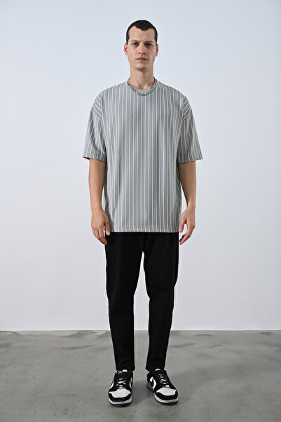 İLKCET MODA Striped Regular Men's T-shirt