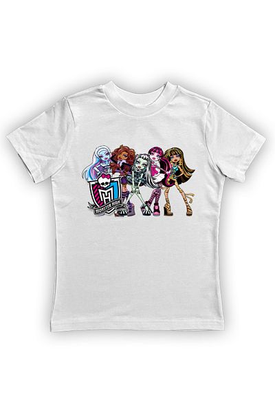 MONSTER HIGH Καλοκαιρινό Παιδικό T-Shirt - Βαμβακερό χτενισμένο με στάμπα