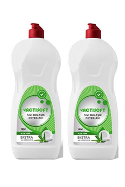 actisoft Aloevera Bulaşık Deterjanı 750 ml (2 Adet)