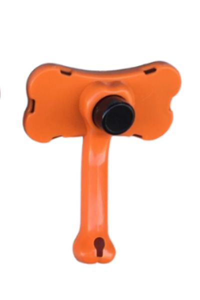 EGGBABY Orange Cat Hair Comb - Push, Automatic Cleaning Dog Collecting Comb