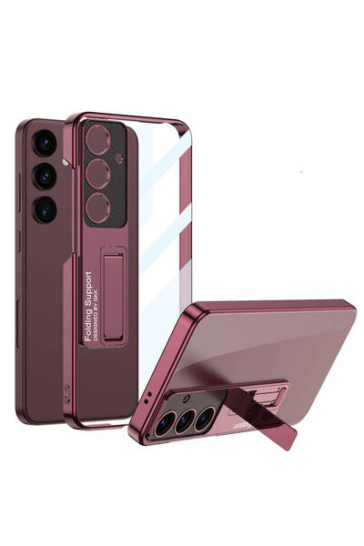 ZM STORE غطاء حماية للكاميرا المتوافقة مع هاتف Galaxy S24 Plus بتصميم شفاف مع...