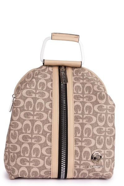 Gondol Mâner metalic pentru femei, ocazional, elegant și rucsac gp.1110