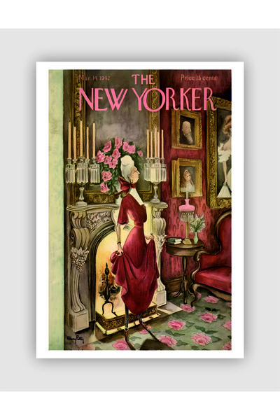 fırsatlar diyarı March 14, 1942  The New Yorker Duvar Posteri - Kalın Kağıt -...