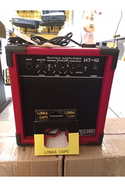 HIGHTONE-10 Ht-10 Watt Elektro Gitar KIRMIZI Combo Amfi GİTAR KAPOSU .