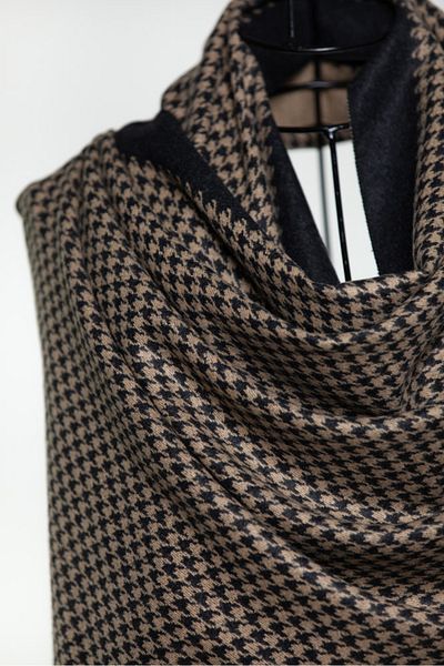 MAWLANA CASHMERE & SILK MODAL CASHMERE JACQUARD SHAL