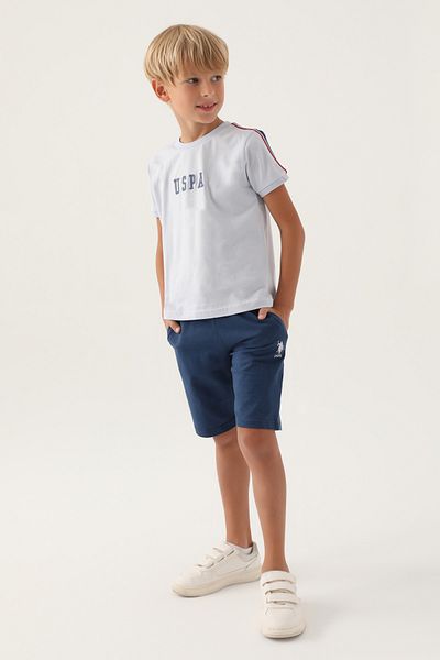 U.S. Polo Assn. BAZA. Polo Assn. Set pentru băieți - Set de jos și de sus cu detalii USPA