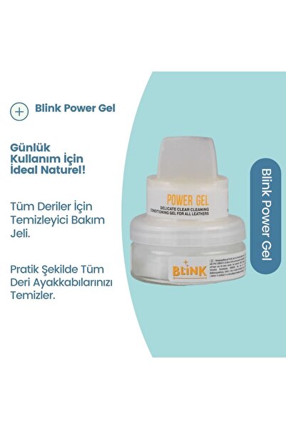 Power Gel Deri Temizleme Jeli. Ayakkabı Bakım Jeli.
