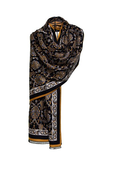 MAWLANA CASHMERE & SILK ŞAL JACQUARD MODAL CAȘMIR (TULIP)