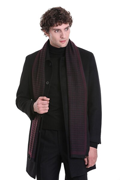 Hatemoğlu Black Patterned Scarf