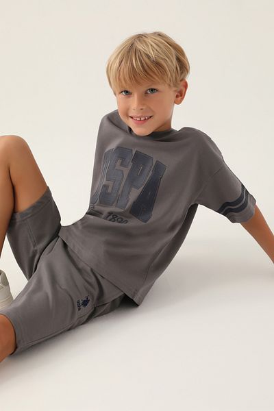 U.S. Polo Assn. Boy's Licensed Bright Colors Top and Bottom Set