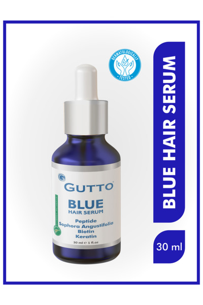 Gutto Mavi Saç Serumu Dökülme Karşıtı, Dolgun Ve Canlı Saçlar 30ml