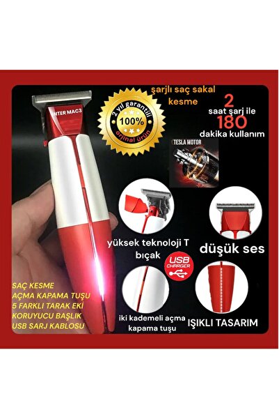 İNTER MAC3 TC-1919 Tıraş Makinesi