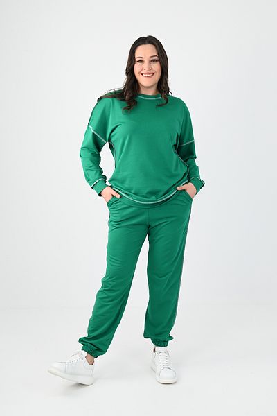 Koza Butik Γυναικείες φόρμες 8082 με ανάστροφη ραφή μεγάλου μεγέθους
