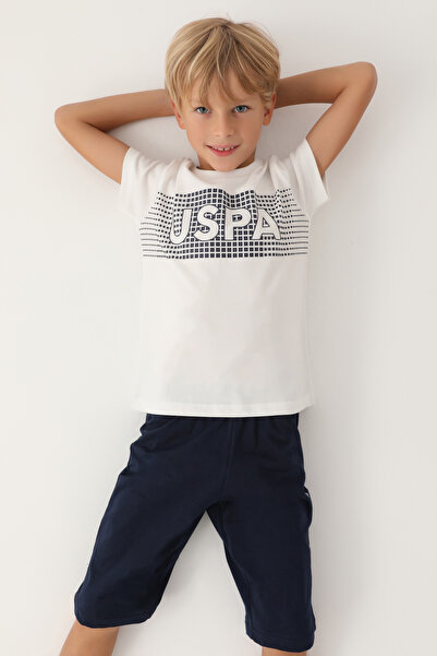U.S. Polo Assn. Boy's Original Bermuda Top and Bottom Set