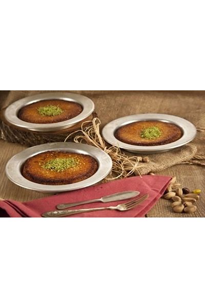 Tabibu Künefe plate künefe baking tray aluminum 2PCS 1 person 1no