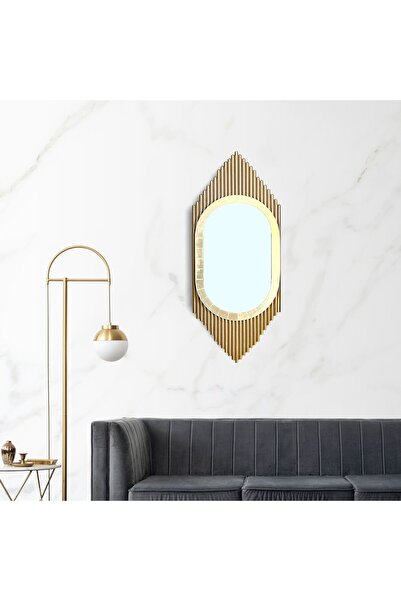 ZELENSA PİRAMİT AYNA GOLD LÜKS AYNA