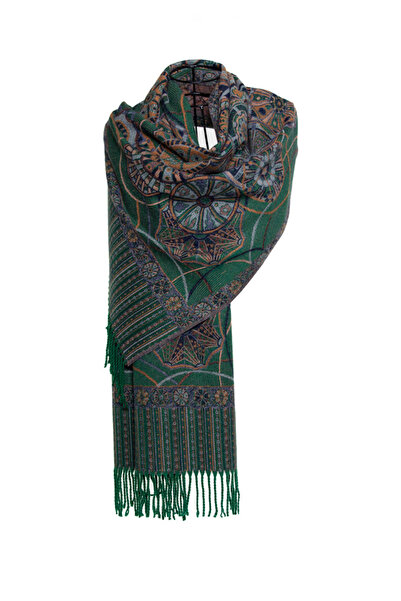 MAWLANA CASHMERE & SILK ŞAL JACQUARD MODAL CASHMERE (JAMWAR)