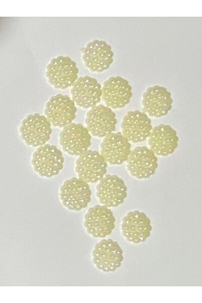 Öztürk Janjan de lipit cu zimțare, lucrat manual, jumătate de perla, cremă de...