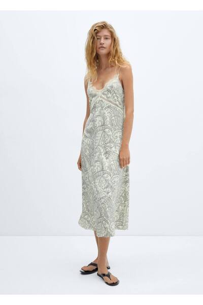 MANGO Woman Rochie cu imprimeu Paisley