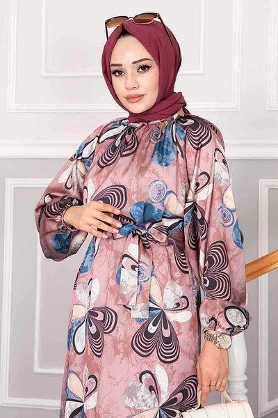 EBRUTESETTÜR Flounced Hijab Dress - Skirt Detail