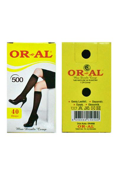 TrendCorap & Oral 12 чифта дамски дънкови чорапи с дължина до коляното 40
